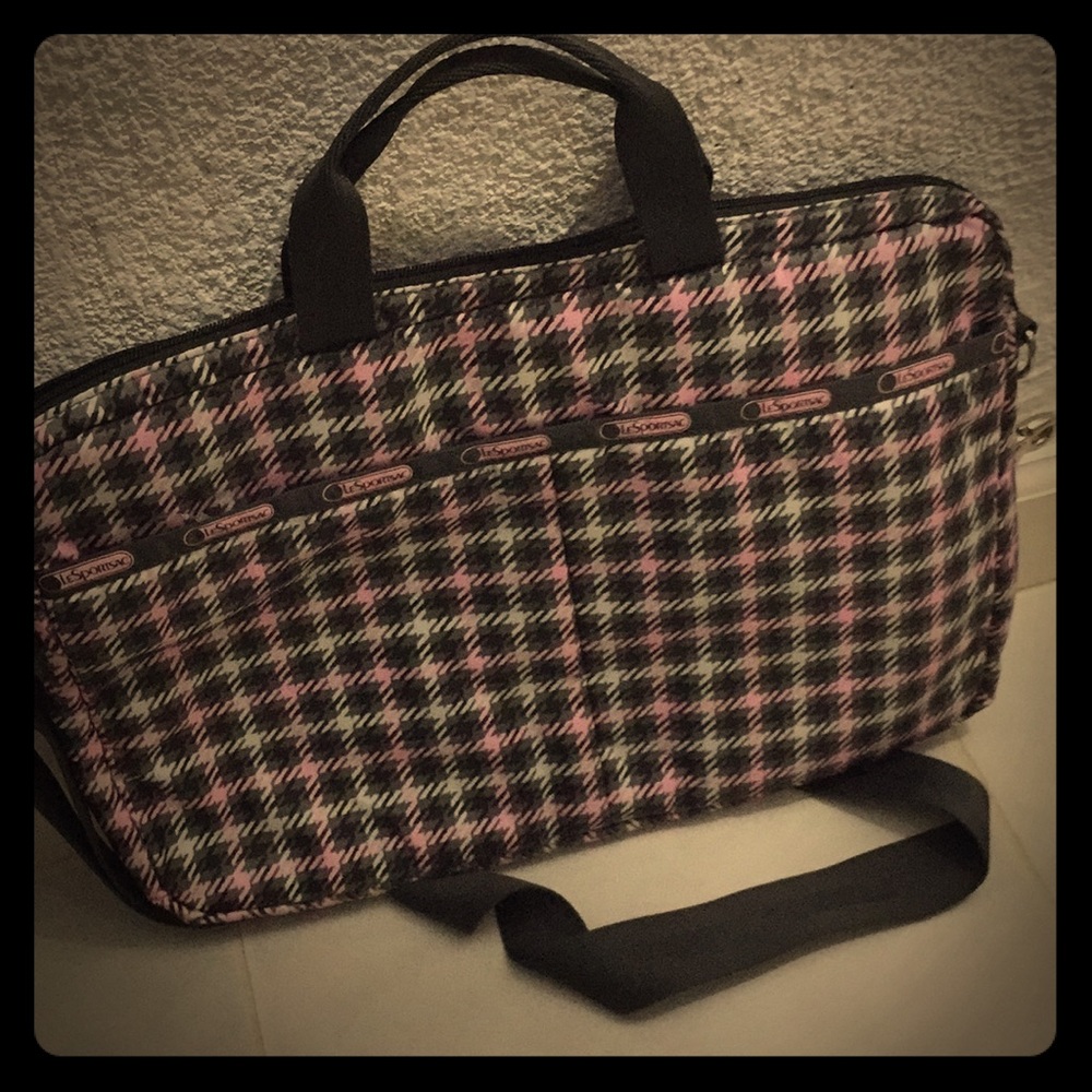 LeSportsac laptop case with strap